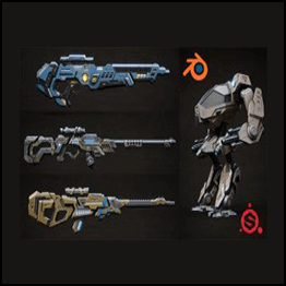 Blender 2.81 – Substance Painter – Sci Fi Asset Creation