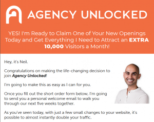 Neil Patel - Agency Unlocked - 2019 Strategies to Get 100k Visitor/month