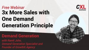 Ramli John - ConversionXL Demand Generation