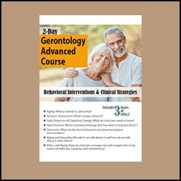 Geoffrey W. Lane - 2 Day Gerontology Certificate Course