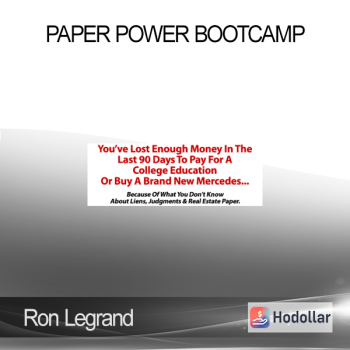 Ron Legrand - Paper Power Bootcamp
