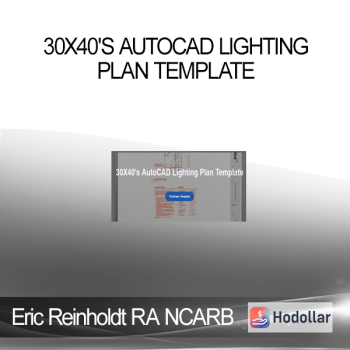Eric Reinholdt RA NCARB - 30X40's AutoCAD Lighting Plan Template